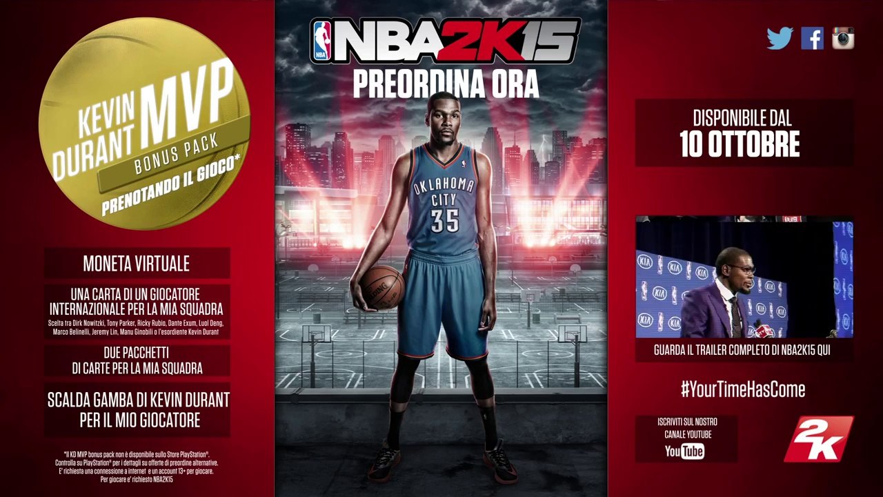 NBA2K15 FaceScan Trailer ITA