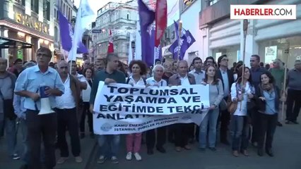 Beyoğlu'nda ana dilde eğitim eylemi -