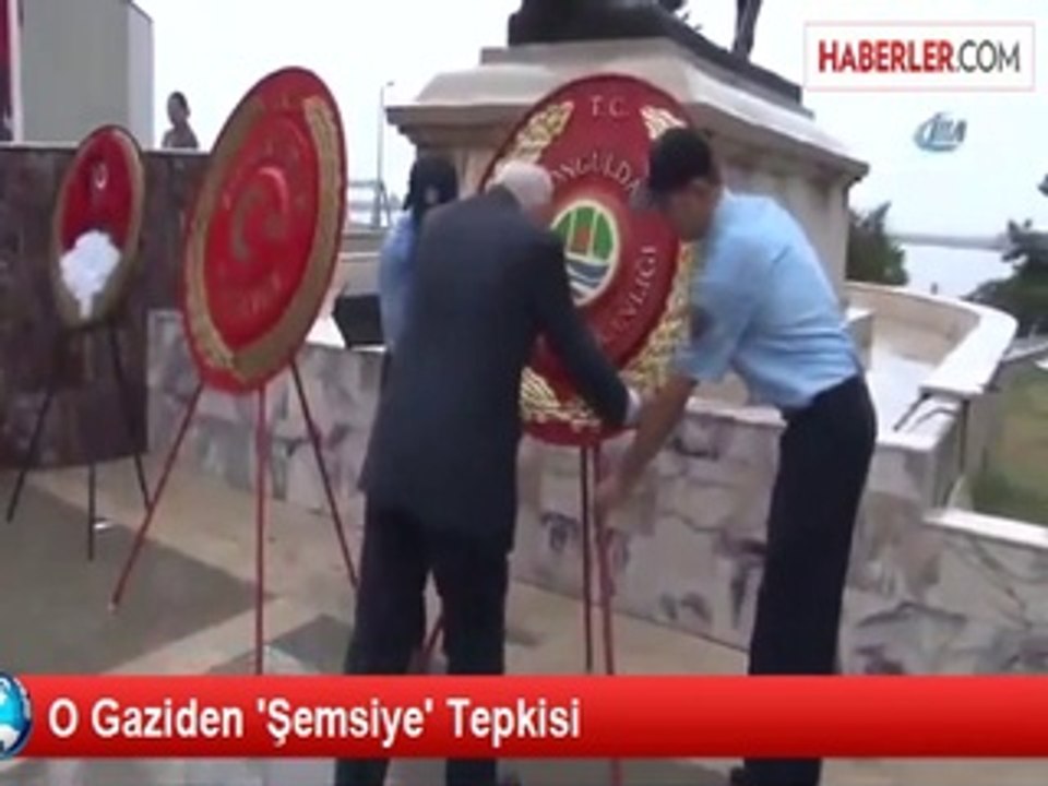 Gaziden "Şemsiye" Tepkisi