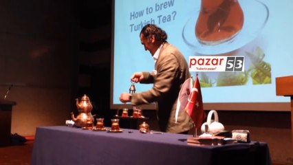 TÜRK ÇAYINI DÜNYAYA BÖYLE TANITTI