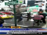 Serenos de San Isidro agreden a ambulante