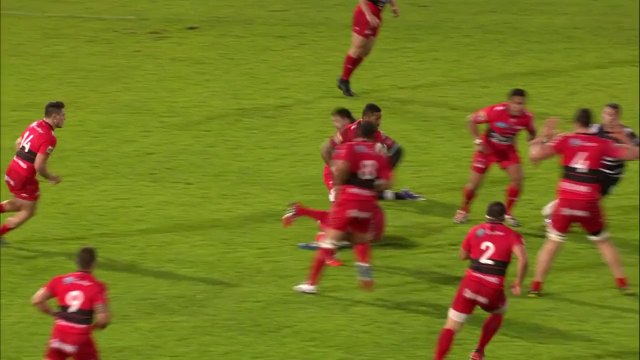 Brive-Toulon: Essai 1 Rudi Wulf (TLN) - J6 - Saison 2014/2015