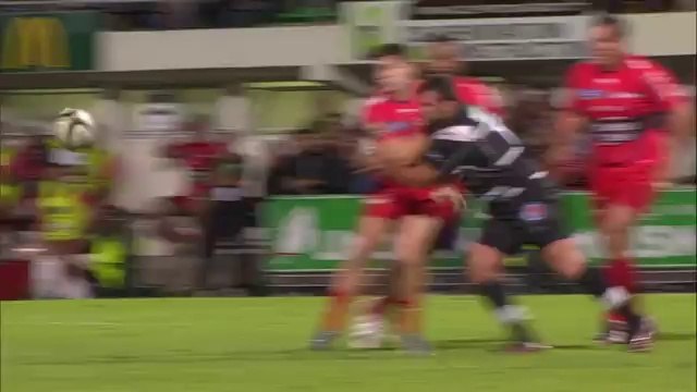 Brive-Toulon: Essai 2 Rudi Wulf (TLN) - J6 - Saison 2014/2015