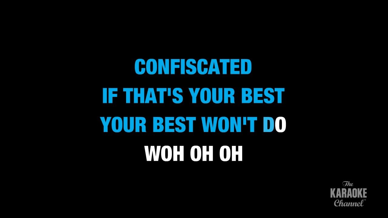 We're Not Gonna Take It in the Style of _Twisted Sister_ karaoke video with lyrics (no lead vocal)