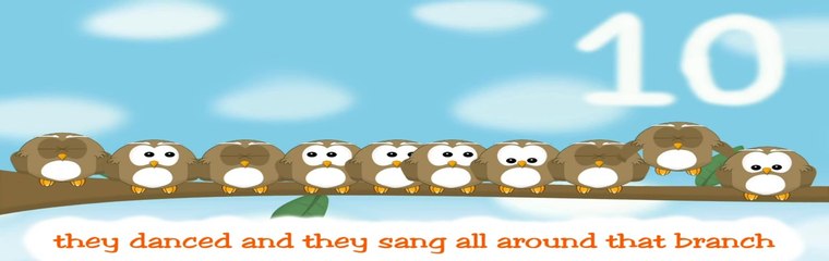 Kids Songs - Ten Little Owls - Counting for Kids