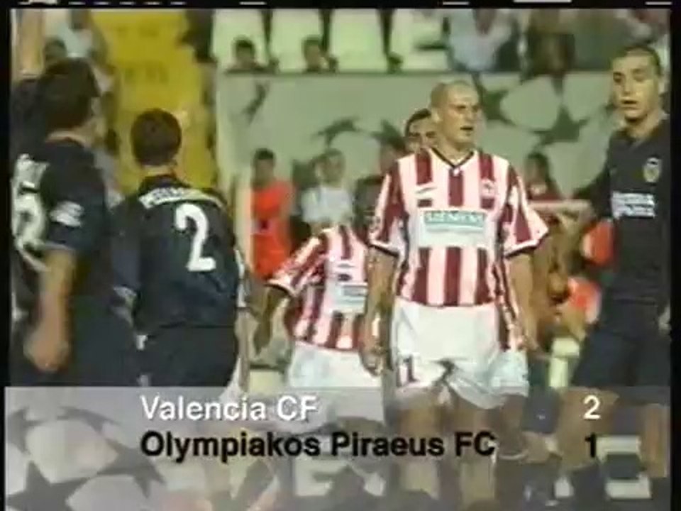 2000.09.12: Valencia CF 2 - 1 Olympiakos CFP (Resumen)