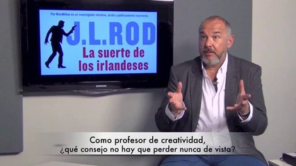 J.L. Rod, autor de 'La suerte de los irlandeses'. 19-9-2014