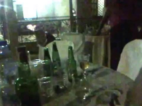 Feestje bij Caroline thuis