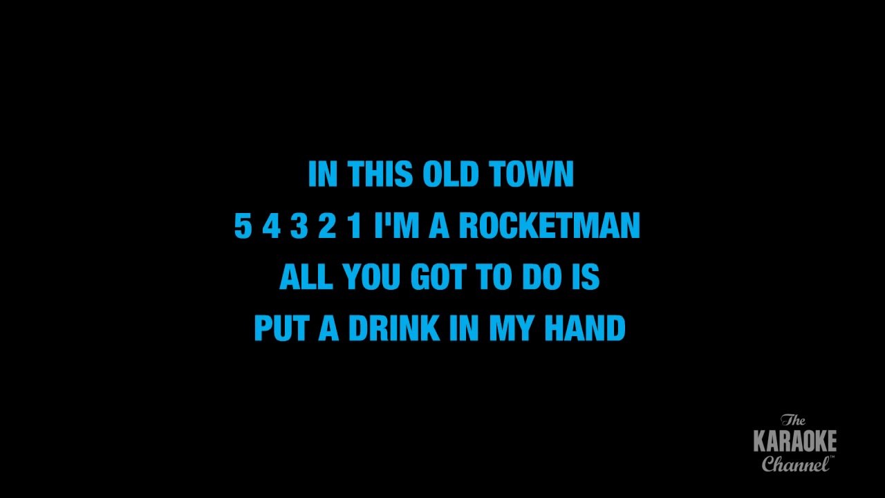 Drink In My Hand in the Style of _Eric Church_ karaoke video with lyrics (no lead vocal)