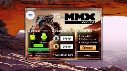MMX Racing Generator Resources 2014 | Gold and Cash