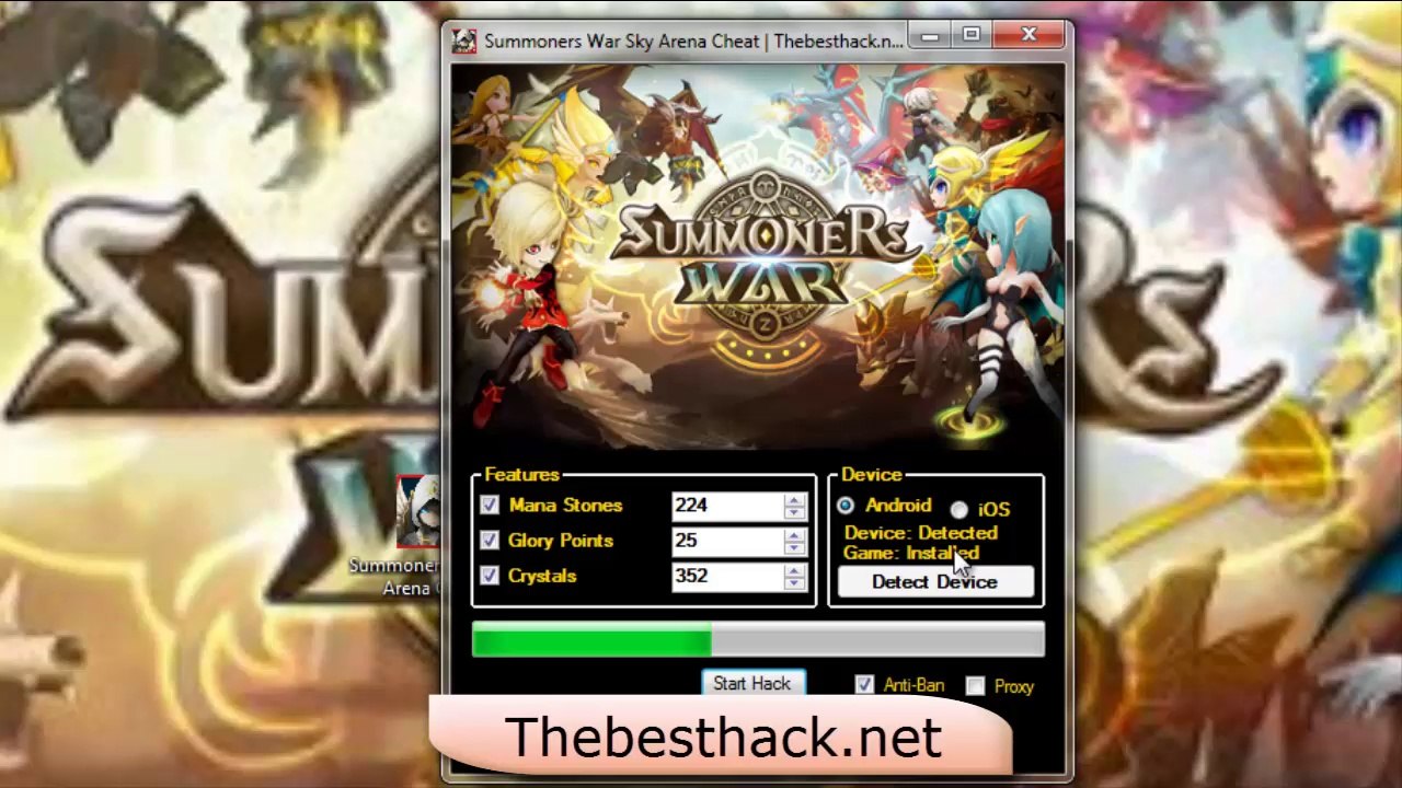 Summoners War Sky Arena Hack Tool