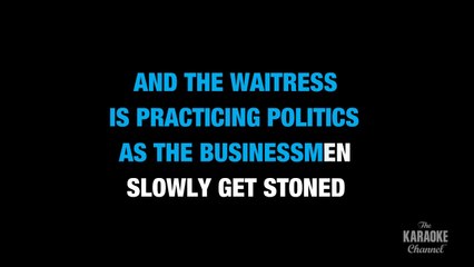 Piano Man in the Style of _Billy Joel_ karaoke video with lyrics (no lead vocal)