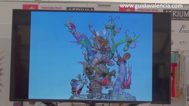 Maquetas y bocetos - Fallas de Sección Especial - Las Fallas Valencia 2015