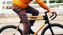 Vélo en Bambou ultra léger fabriqué par les Bamboo Biker Boys