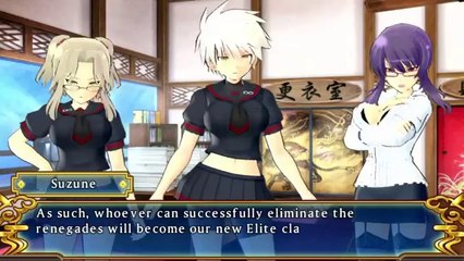 Senran Kagura  Shinovi Versus - Release Date Announcement Trailer