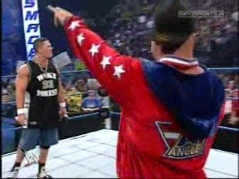 Kurt Angle Vs John Cena rap battle