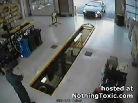 Une blonde chez Norauto