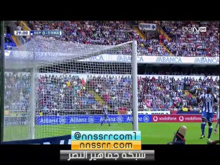 هدف #ريال_مدريد الاول ضد #ديبورتيفو 1-0 | #رونالدو