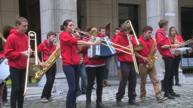 Une Fanfare de lycéens anime les journées du patrimoine 2014