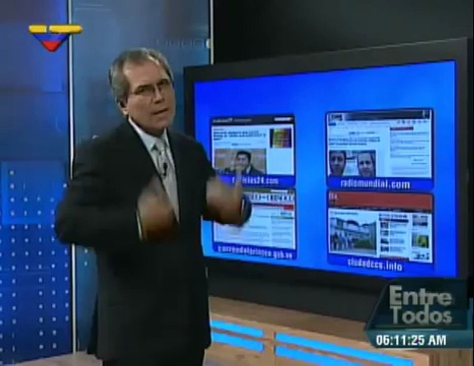 (Vídeo) Entre Todos con Luis Guillermo García del 18.09.2014 (1/8)