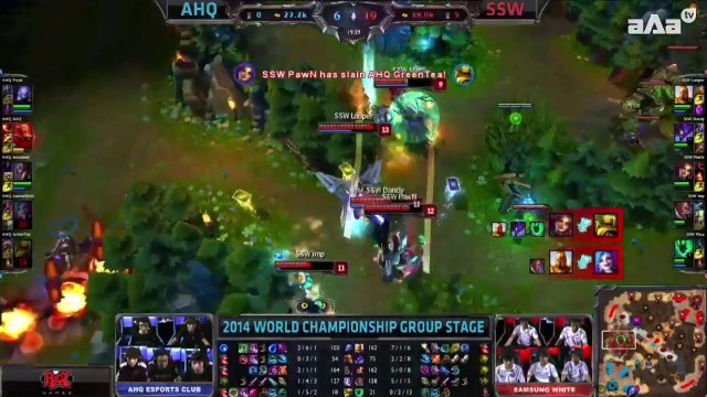 S4WC Day 3 - ahq vs SSW - Group A - League of Legends