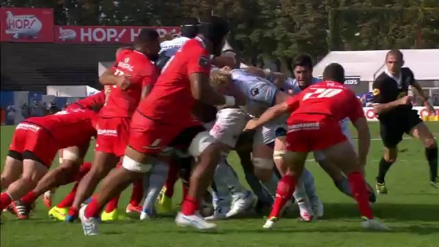 Racing-Toulouse: Essai Virgile Lacombe (RAC) - J6 - Saison 2014/2015