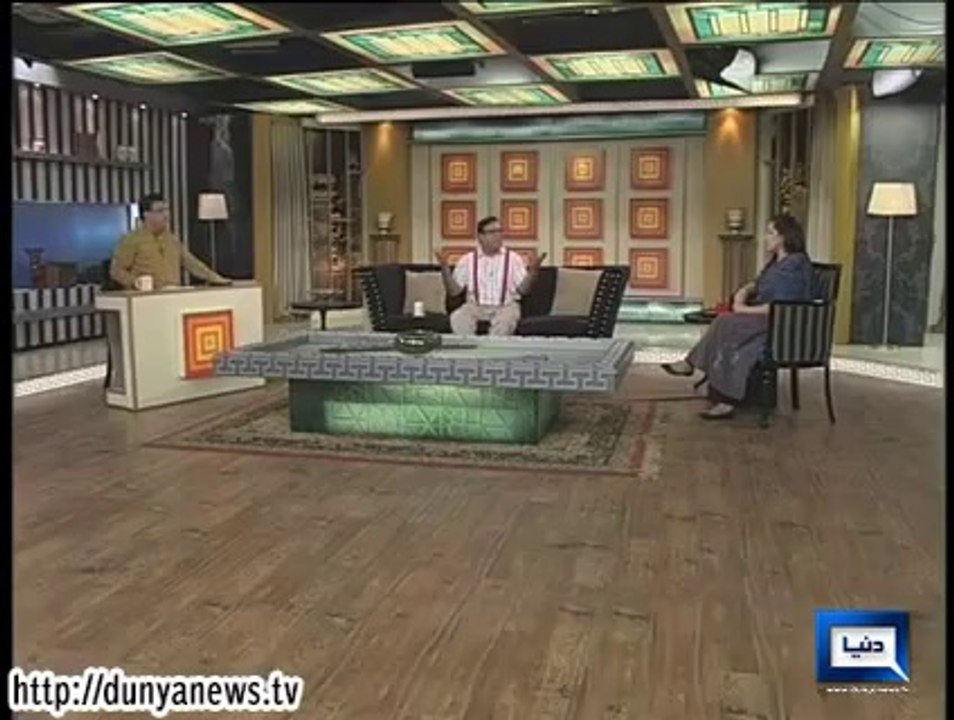 Dunya News Hasb e Haal -19th September 2014(19-9-2014) with Aizi Full Comedy Show On Dunya News