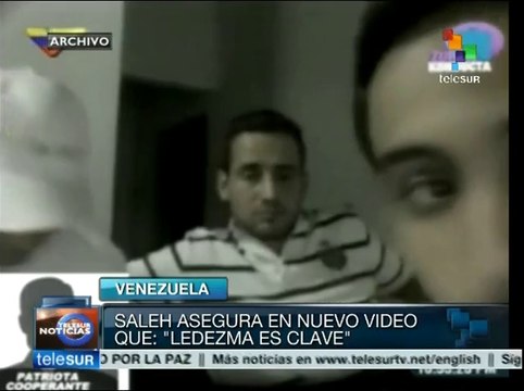 Saleh exhibe a Ledezma como clave para las guarimbas fascistoides