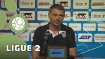 Conférence de presse AJ Auxerre - AC Ajaccio (1-1) : Jean-Luc VANNUCHI (AJA) - Christian BRACCONI (ACAJ) - 2014/2015