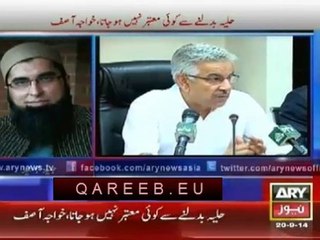 Incredible Humble Response Of Junaid Jamshed to Khawaja Asif's Criticism