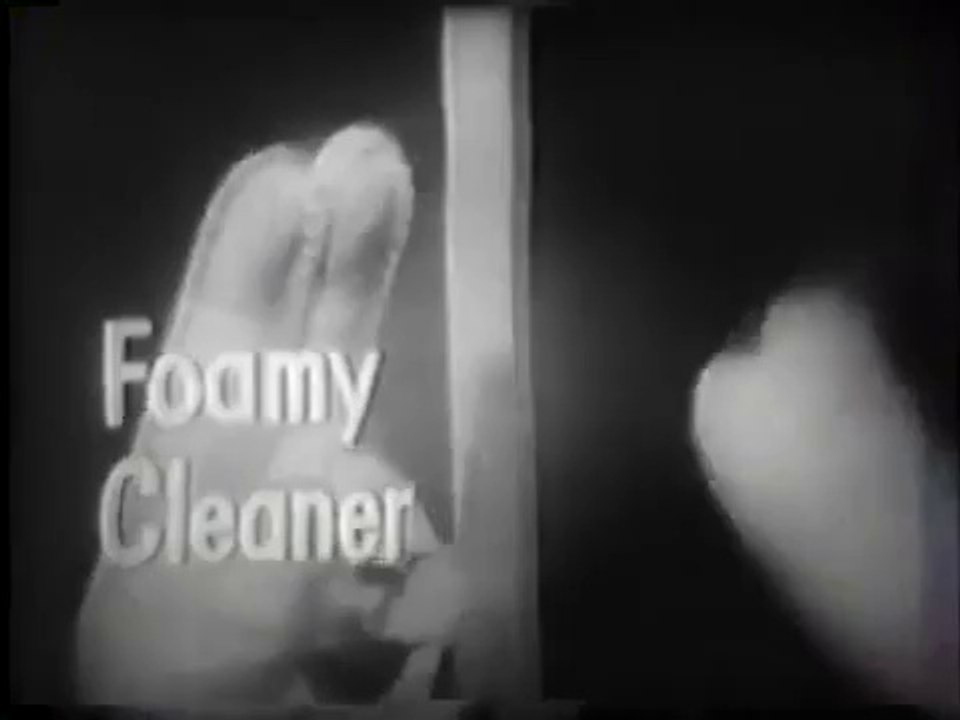 VINTAGE 1957 ANIMATED WINDEX COMMERCIAL