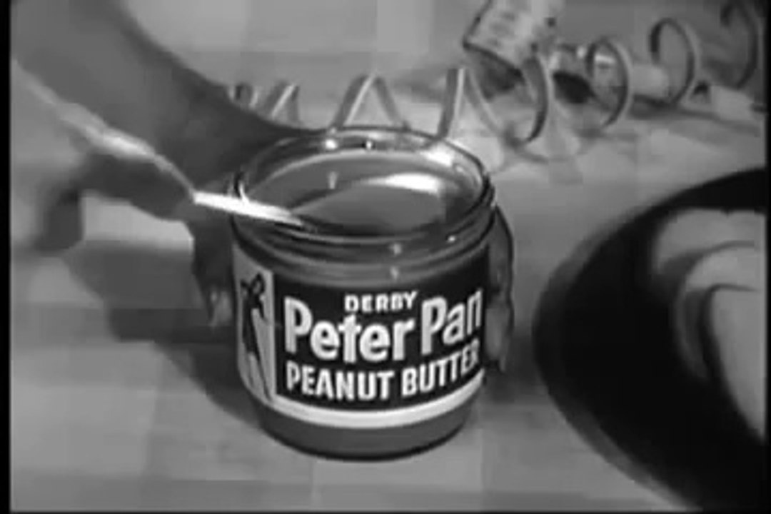 1957 PETER PAN PEANUT BUTTER ~ ANIMATED COMMERCIAL
