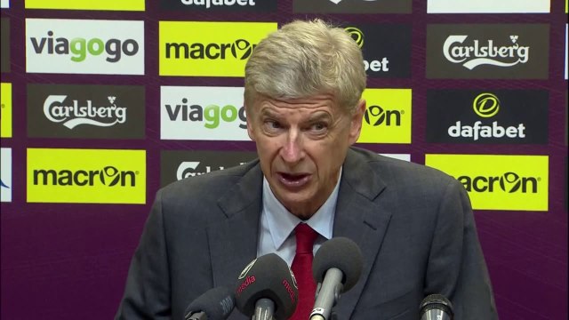 Arsene Wenger press conference post Aston Villa 0 - Arsenal 3 Praises Welbeck