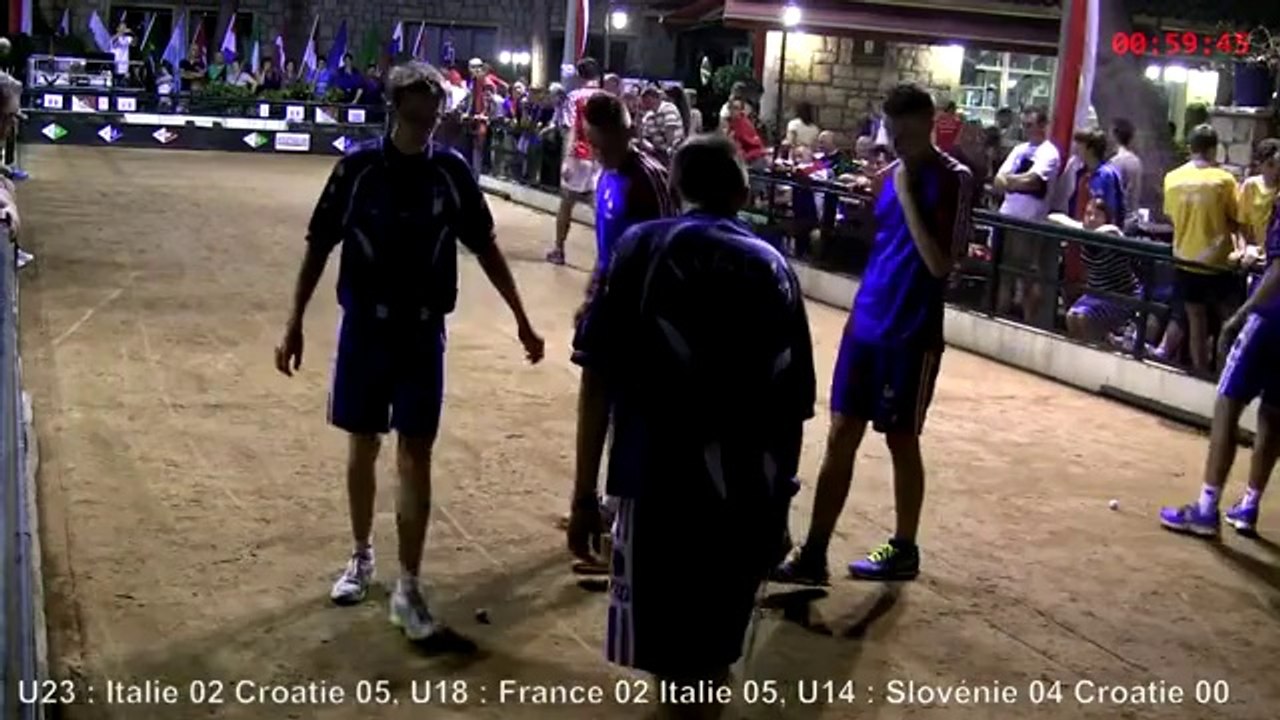Finales doubles U14, U18 et U23, Challenge International Denis Ravera, Sport Boules, Monaco 2014