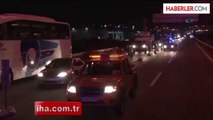 Tem Otoyolu Trafiğe Kapatıldı