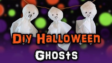 DIY HALLOWEEN Ghosts (Decorate a HAMSTER cage!)