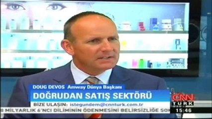 AMWAY DÜNYA BAŞKANI CNN TÜRK’E KONUK OLDU