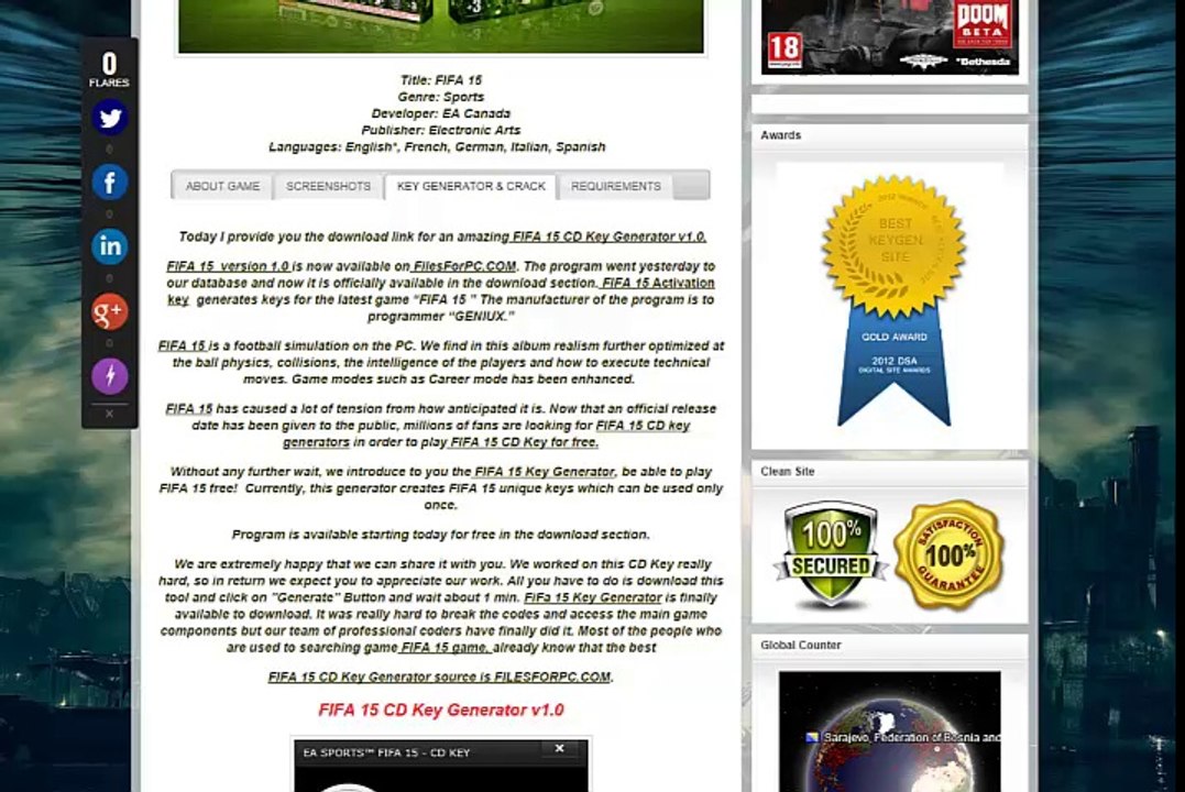 FIFA 15 CD key - activation code