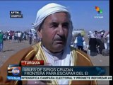 Decenas de miles de civiles sirios huyen hacia Turquía