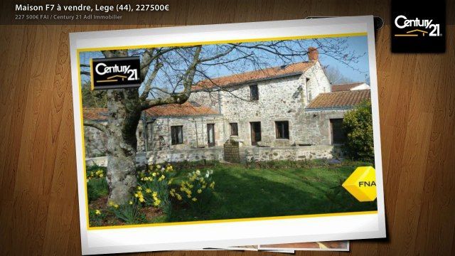 Maison F7 à vendre, Lege (44), 227500€