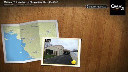 Maison F6 à vendre, La Chevroliere (44), 384500€