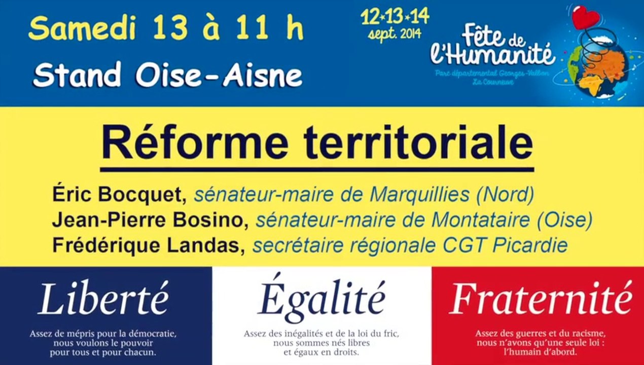 20140913-Fête Huma-Réforme territoriale-1/7-Les collectivités territoriales