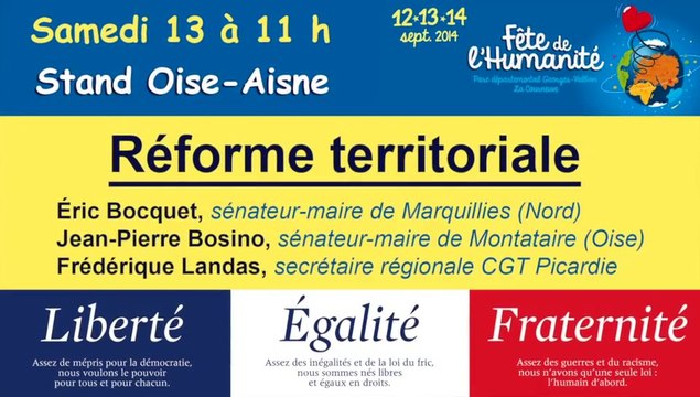 20140913-Fête Huma-Réforme territoriale-1/7-Les collectivités territoriales