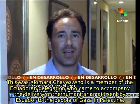 Humanitarian aid sent by Ecuador to Gaza arrives in Egypt