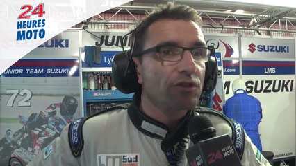 24 Heures moto 2014: Interview de Damien SAULNIER, Team Manager Junior Team LMS Suzuki