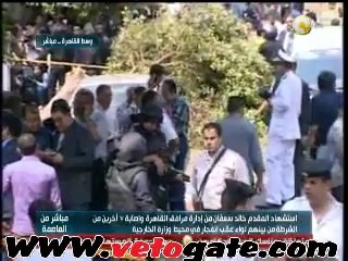 محافظ القاهرة يصل مقر إنفجار "الخارجية" برفقة مدير الأمن