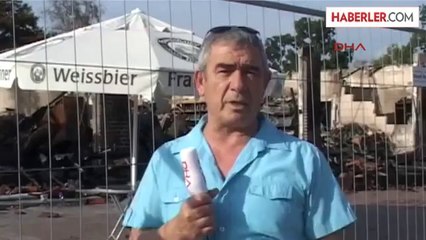 Almanya'daki Yangında Dükkanı Yanan Türk Kebapçı Yaşadıklarını Anlattı