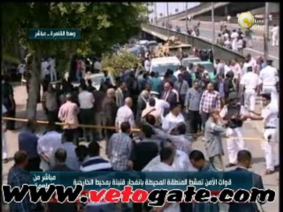 مدرعات الجيش تصل لموقع "إنفجار الخارجية" وتغلق "15 مايو"