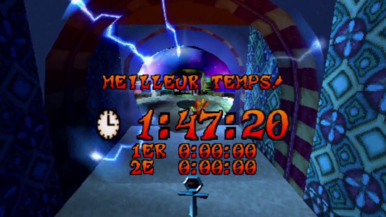Crash Bandicoot 3 : Warped - Contre-la-montre de la 3ème zone-temps