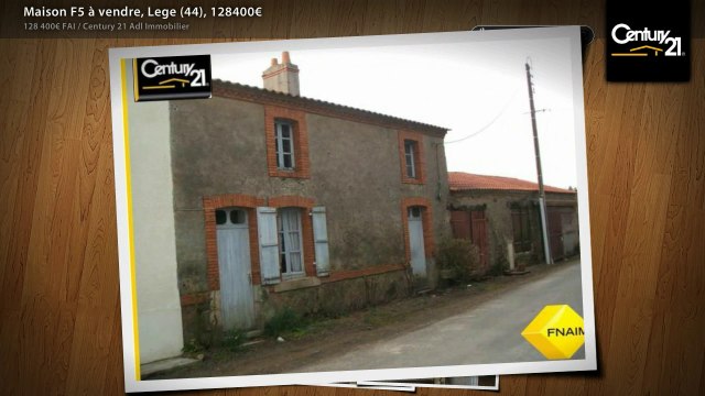 Maison F5 à vendre, Lege (44), 128400€
